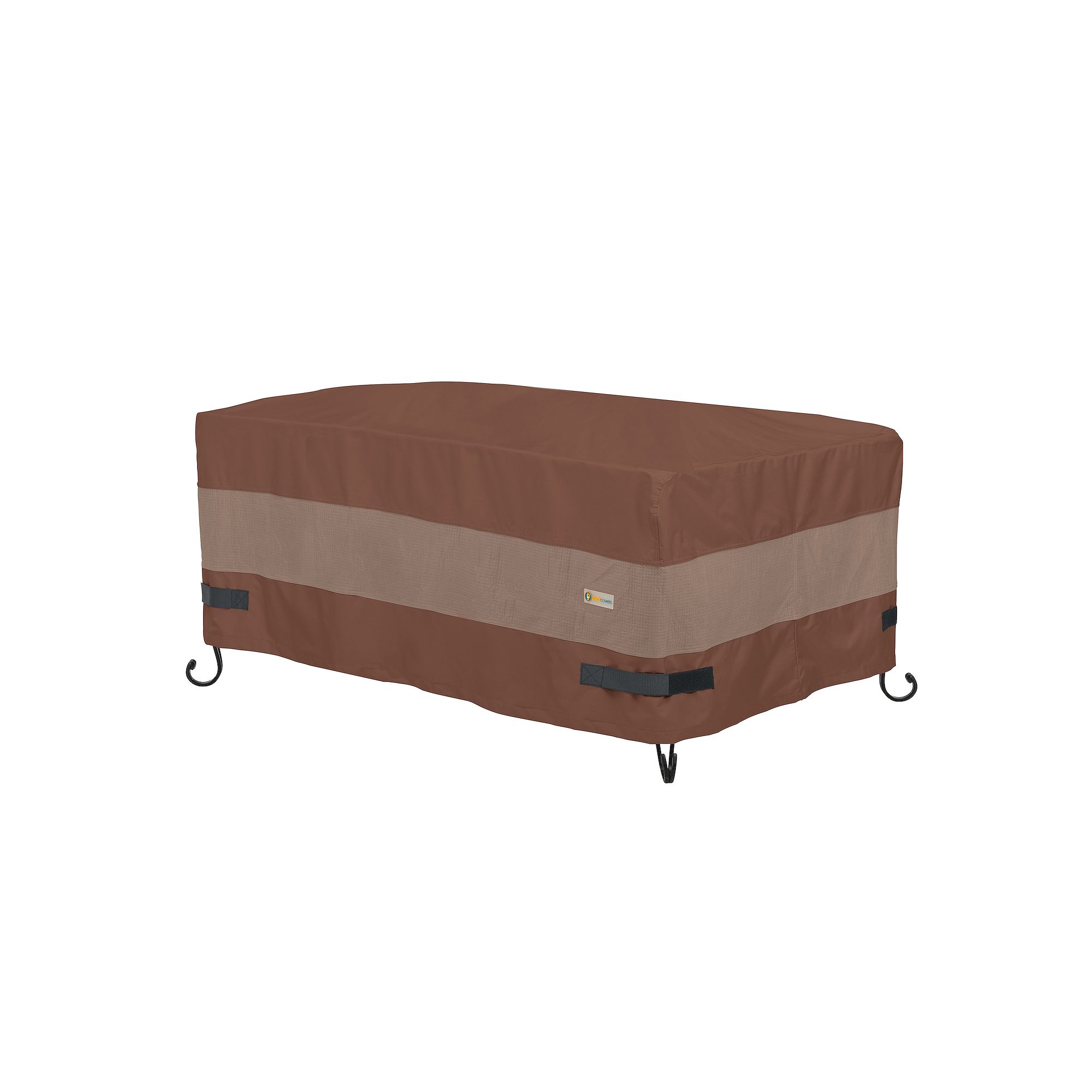 Duck Covers Ultimate 56-in. Rectangle Outdoor Fire Pit Cover, Brown