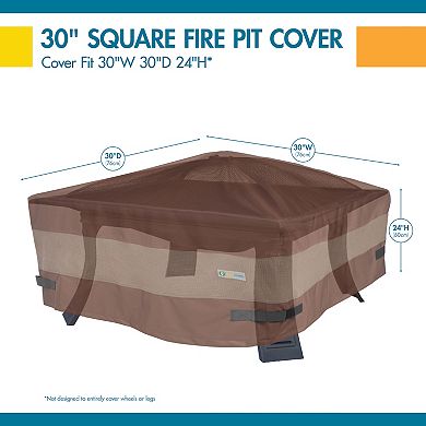 Duck Covers Ultimate 32-in. Square Outdoor Fire Pit Cover