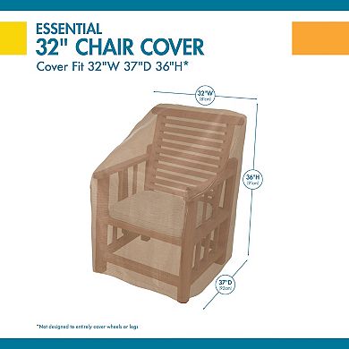 Duck Covers Essential 32-in. Patio Chair Cover