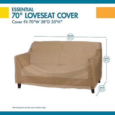 Duck Covers Essential 70-in. Patio Loveseat Cover