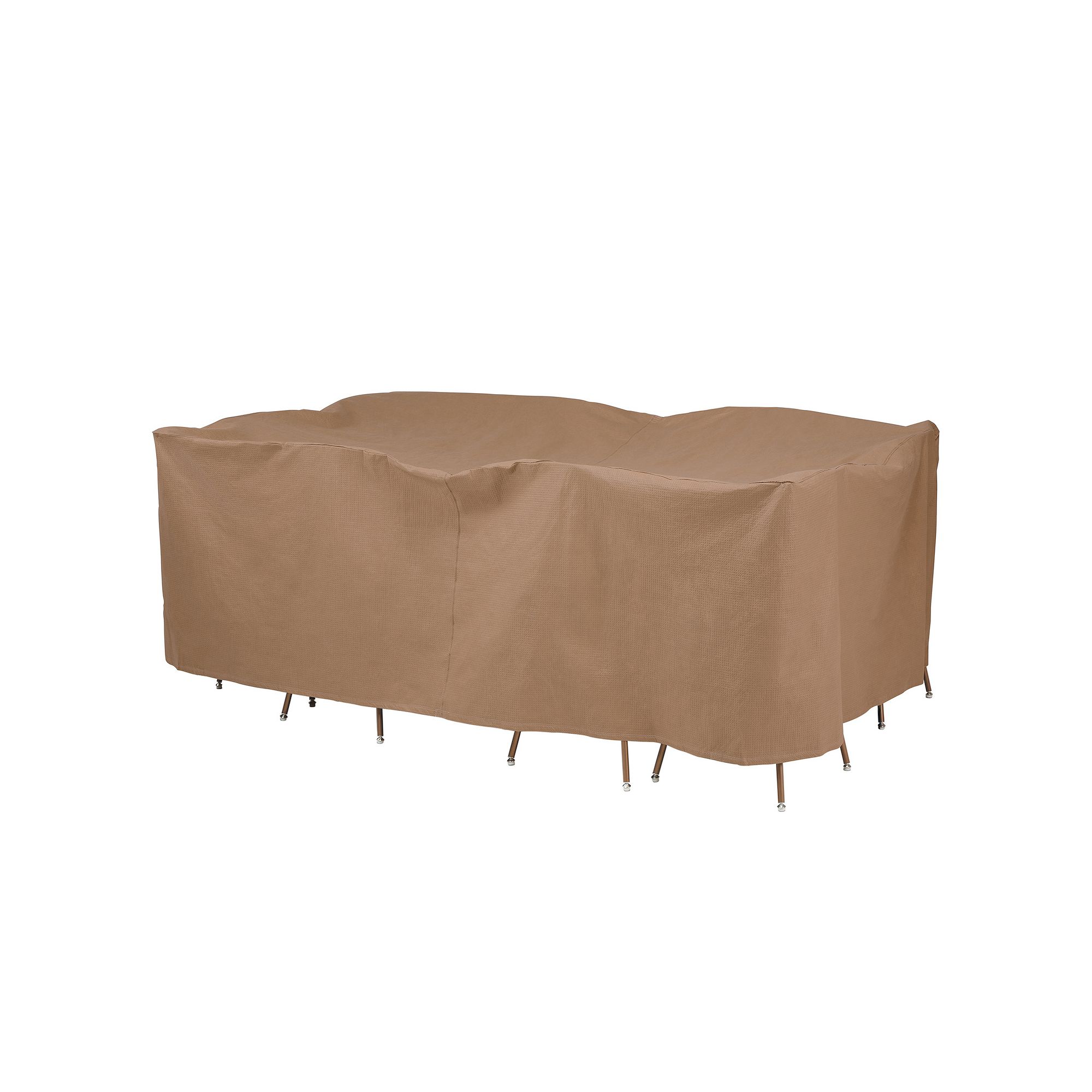 Duck Covers Essential 96-in. Rectangle & Oval Patio Table & Chairs Cover, B
