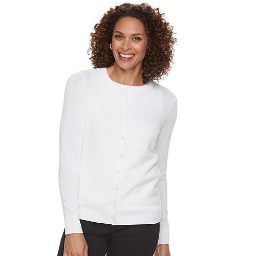 Women's Croft & Barrow Classic Cardigan Sweater