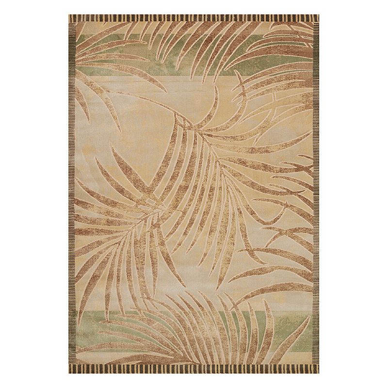United Weavers Panama Jack Original Palm Tree Rug, Blue, 12.5X15 Ft