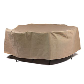 Duck Covers Essential 108 in Round Patio Table & Chairs Cover