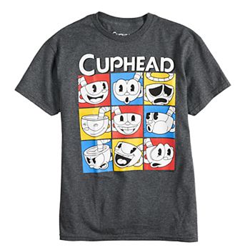Boys 8 20 Cuphead Expressions Tee