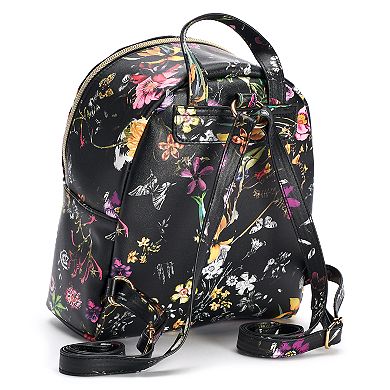 T-Shirt & Jeans Floral Mini Backpack
