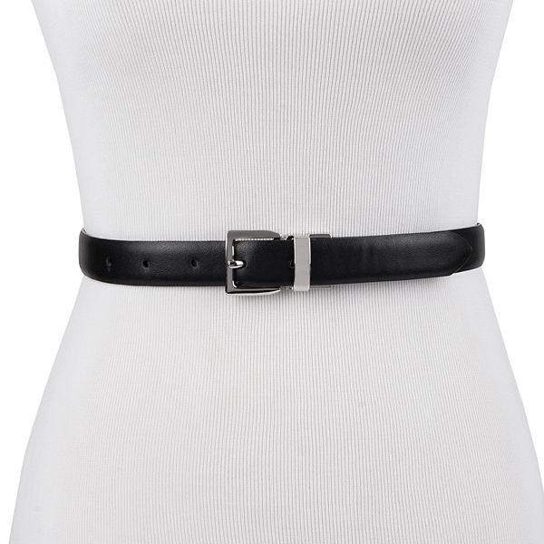 Women's & Plus Size Chaps Reversible Stretch Dress Belt