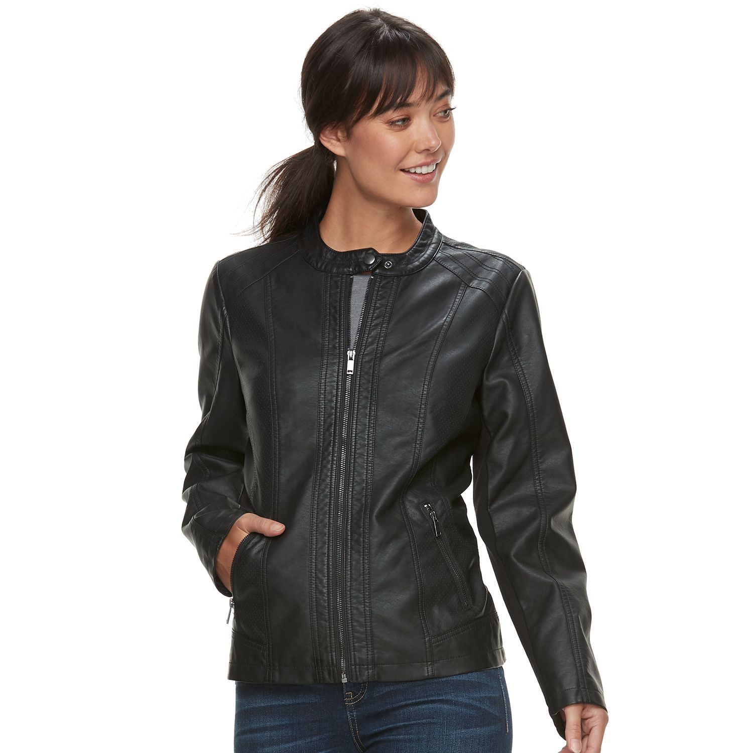 sebby collection moto jacket