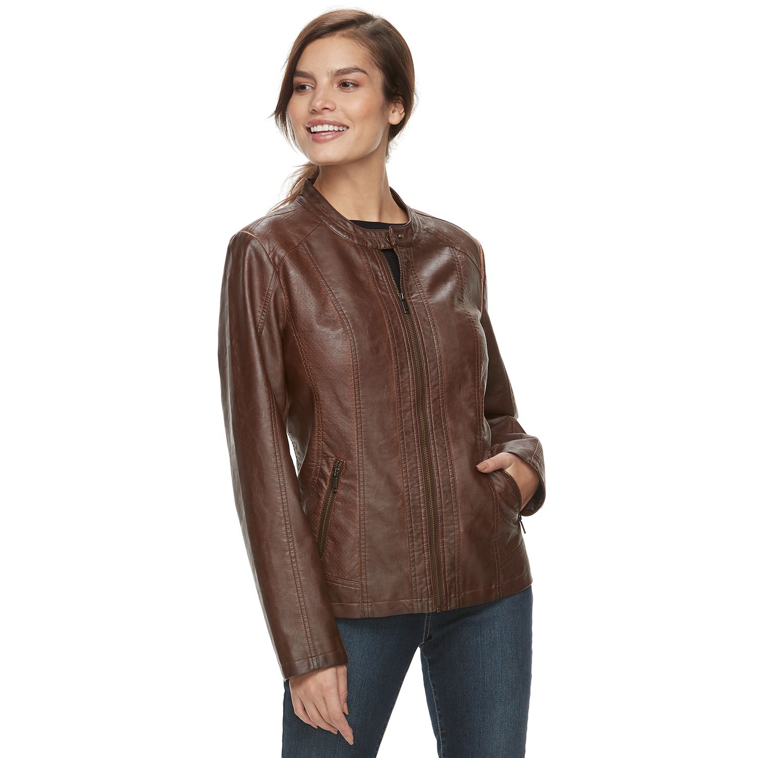 sebby collection moto jacket