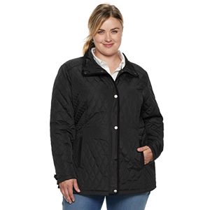 Plus Size Weathercast Hooded Bonded Jacket