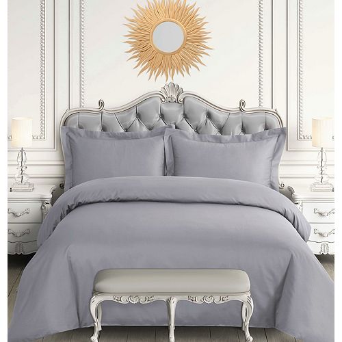 Egyptian Cotton 600 Thread Count Oversized 3piece Duvet Cover Set