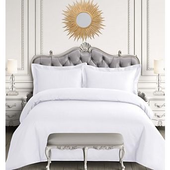 Egyptian Cotton 600 Thread Count Oversized 3 pc Duvet Cover Set