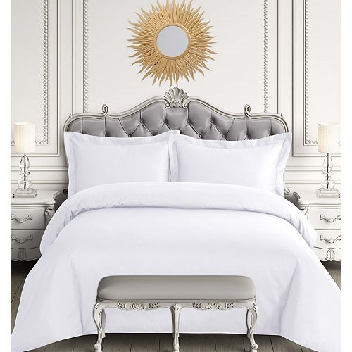 Egyptian Cotton 600 Thread Count Oversized 3piece Duvet Cover Set