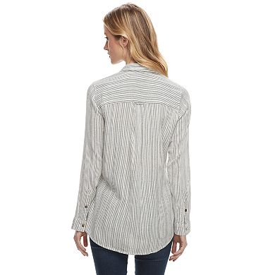 Women's Sonoma Goods For Life® Essential Supersoft Flannel Shirt