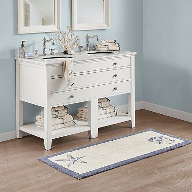 Madison Park Nantucket Cotton Tufted Bath Runner