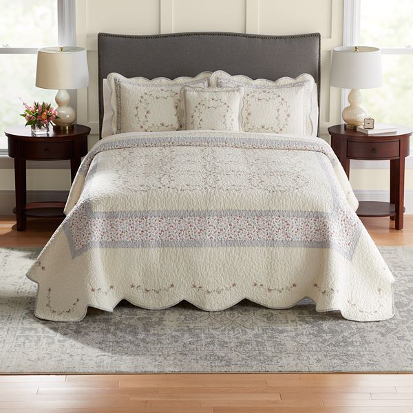 Sonoma Goods For Life® Heritage Embroidered Bedspread or Sham - Emma (KING)