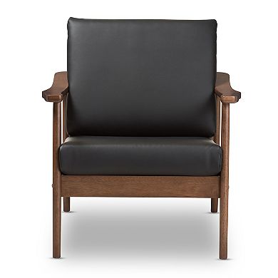 Baxton Studio Venza Mid-Century Modern Arm Chair