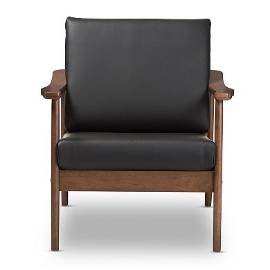 Baxton Studio Venza Mid-Century Modern Arm Chair 