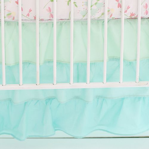 My Baby Sam Ruffled Crib Skirt