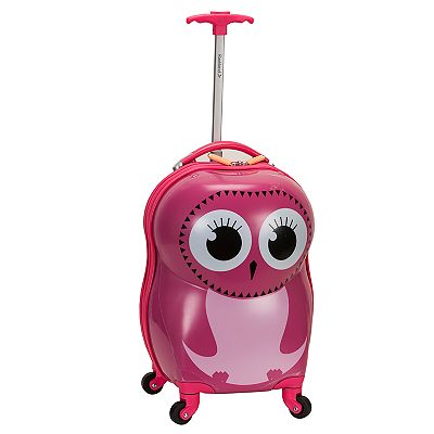 Rockland Jr. Owl My First Luggage Hardside Carry On Spinner Luggage