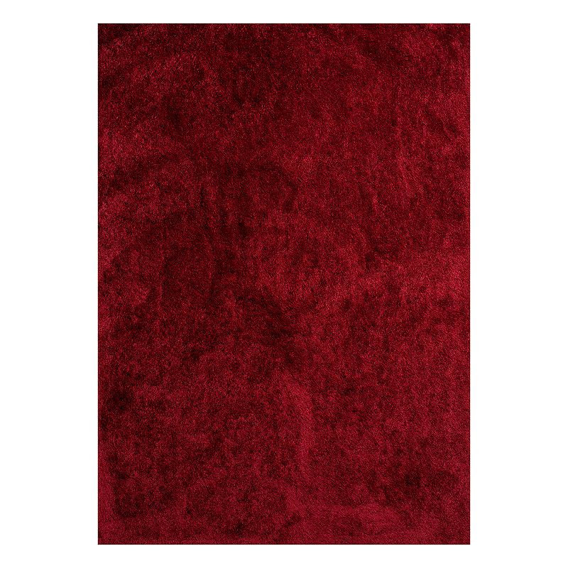 United Weavers Bliss Nyssa Solid Shag Rug, Red, 8X10.5 Ft