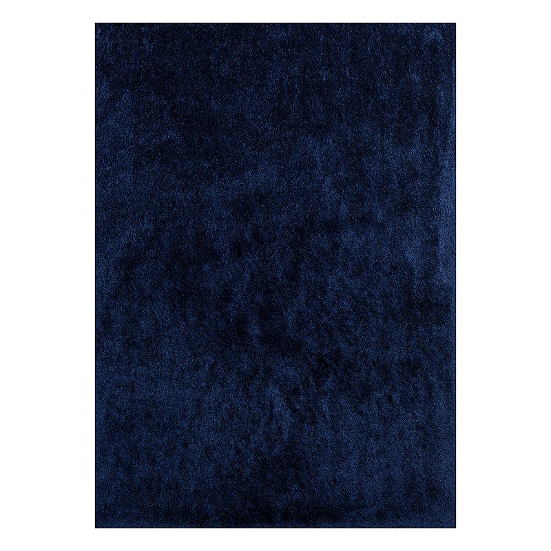 United Weavers Bliss Persia Solid Shag Rug, Blue, 8X10.5 Ft