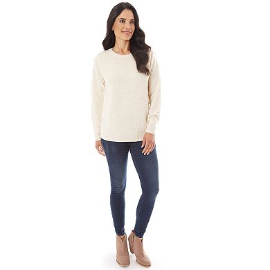 Women's Apt. 9® Textured Crewneck Sweater