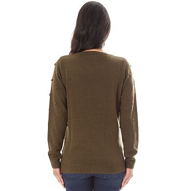 Women's Apt. 9® Textured Crewneck Sweater