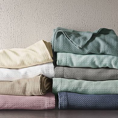 Madison Park Egyptian Cotton Breathable Weave Blanket
