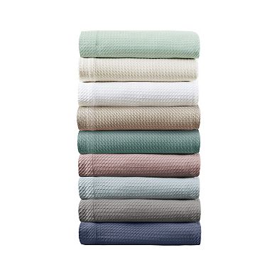 Madison Park Egyptian Cotton Breathable Weave Blanket