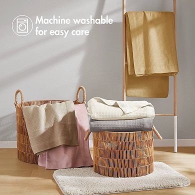 Madison Park Egyptian Cotton Breathable Weave Blanket