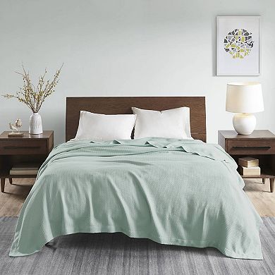Madison Park Egyptian Cotton Breathable Weave Blanket
