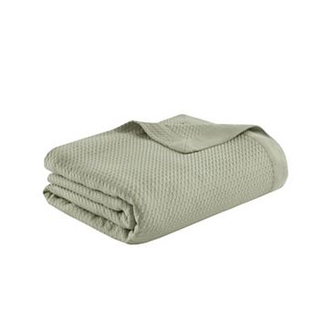 Madison Park Egyptian Cotton Breathable Weave Bed Blanket