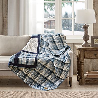 Madison Park Woolrich Oversized Cotton Quilted Throw