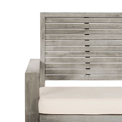 Safavieh Ozark Indoor / Outdoor Loveseat, Arm Chair & Coffee Table 4-piece Set