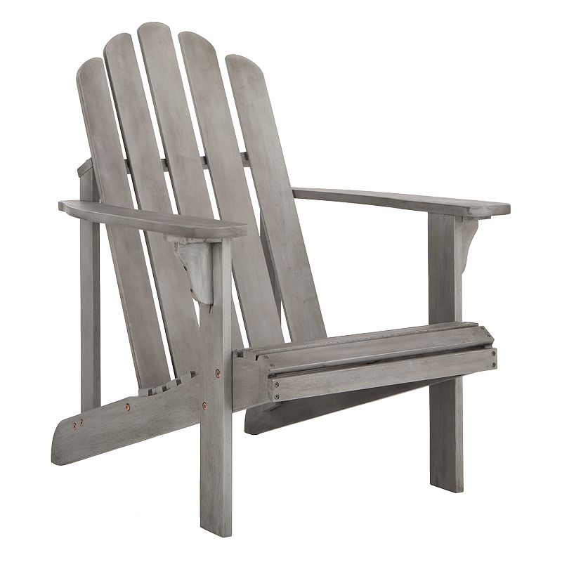 Safavieh Topher Indoor / Outdoor Adirondack Chair, Grey