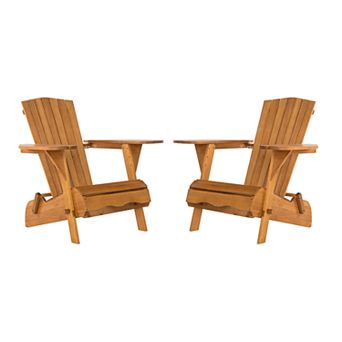 Safavieh Breetel Indoor / Outdoor Adirondack Chair 2 pc Set