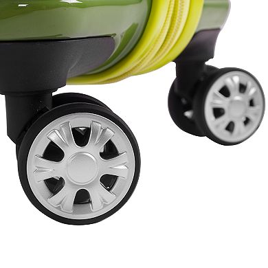 Rockland Two-Tone 2-Piece Hardside Spinner Luggage Set