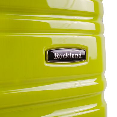Rockland Two-Tone 2-Piece Hardside Spinner Luggage Set
