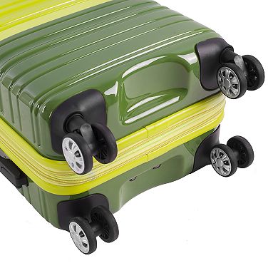 Rockland  Two-Tone 2-Piece Hardside Spinner Luggage Set