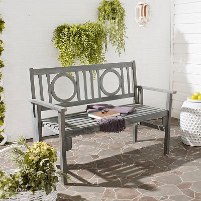 Safavieh Piedmont Indoor Outdoor Folding Bench