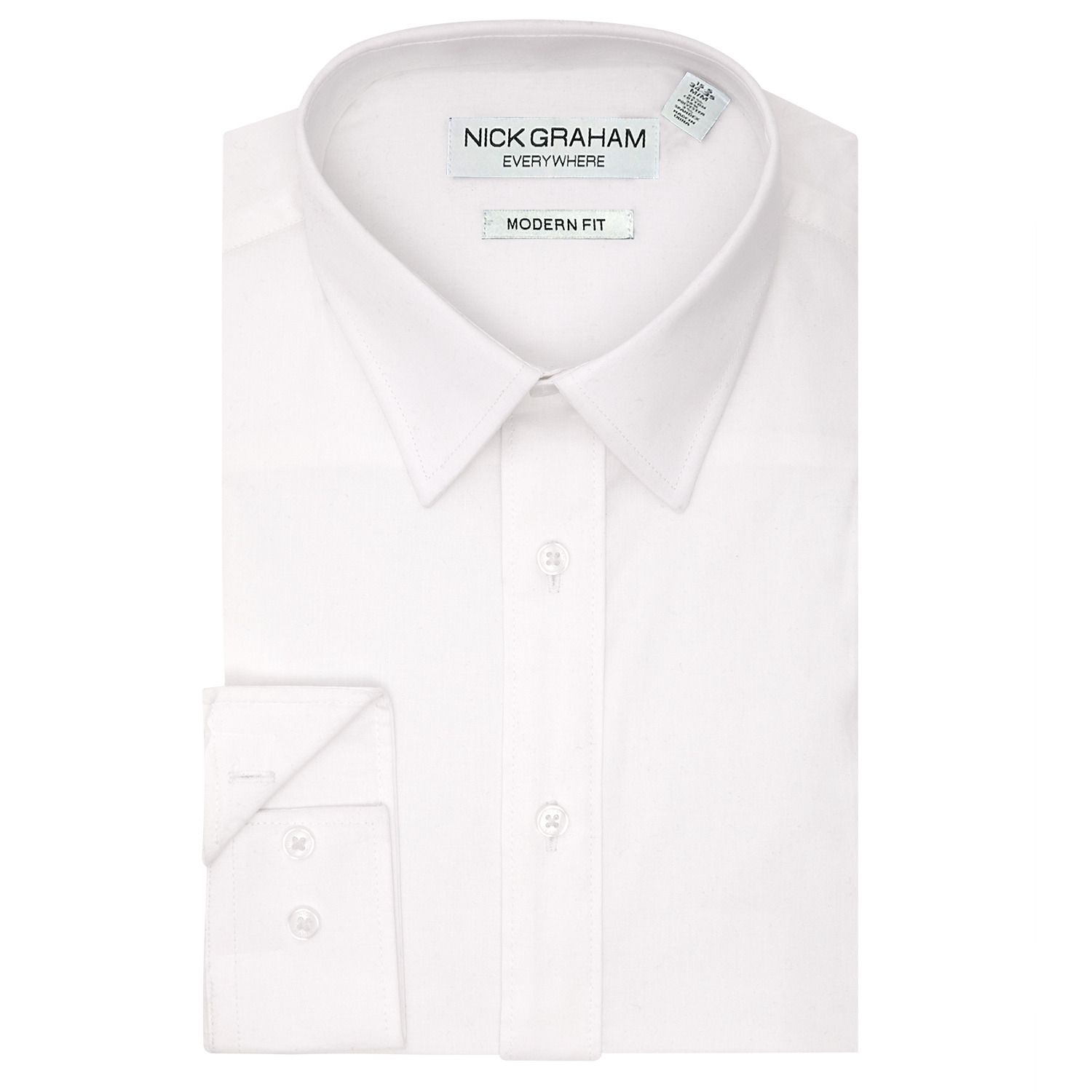 kohls white dress shirt mens