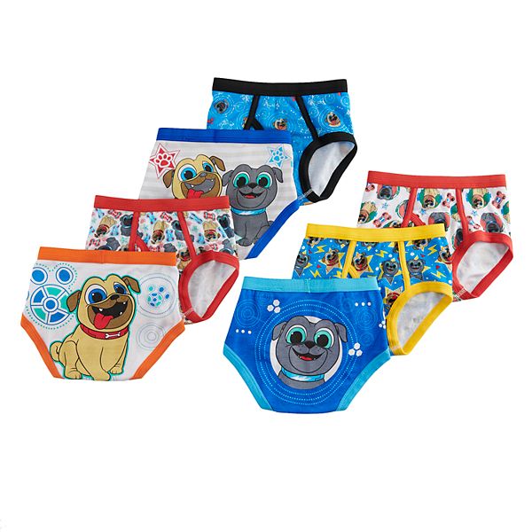 Daniel Tiger's Puppy Dog Pals Underwear Underpants Boys 7 Briefs 2T-3T  4Toddler