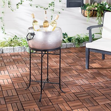 Safavieh Azoz Indoor / Outdoor Beverage Tub & Stand 2-piece Set