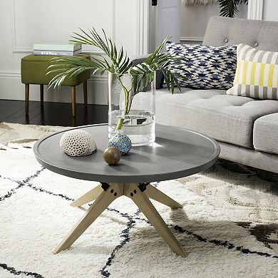 Safavieh Bryson Indoor / Outdoor Concrete Coffee Table