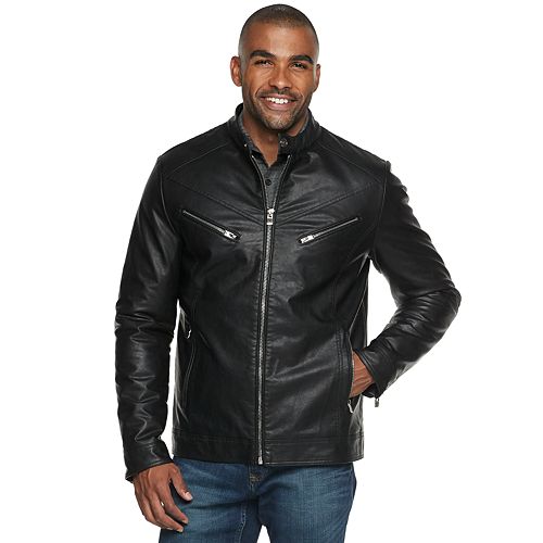 Men's XRAY SlimFit FauxLeather Moto Jacket