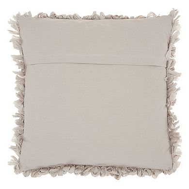 Mina Victory Loop Shag Throw Pillow