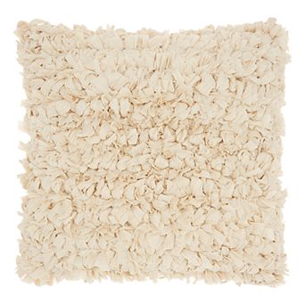 Mina Victory Loop Shag Throw Pillow