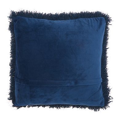 Mina Victory Yarn Shimmer Shag II Throw Pillow