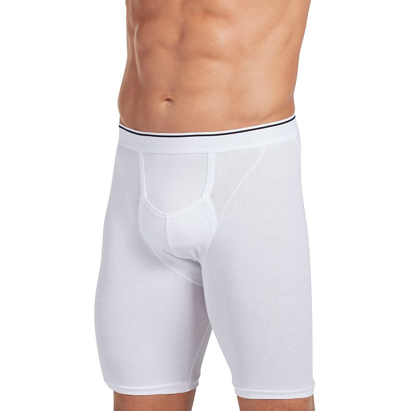 UPC 037882171122 product image for Jockey 2-pk. Pouch Stretch H-Fly Full Rise Midway Briefs - Men, Size: XL, White | upcitemdb.com